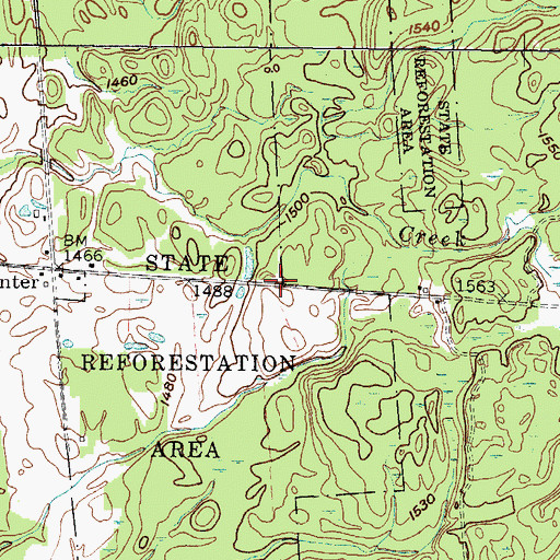 Topographic Map of Town of Worth, NY