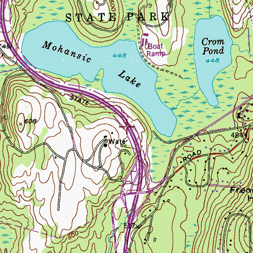 Topographic Map of Town of Yorktown, NY