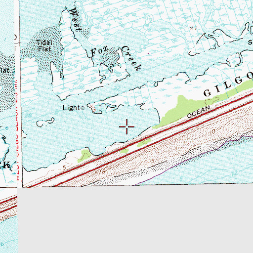 Topographic Map of Hemlock Cove, NY