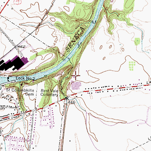 Topographic Map of WSFS Radio Tower (Ticonderoga), NY