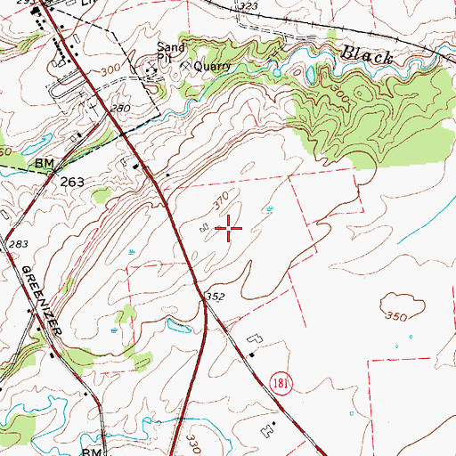 Topographic Map of McCarn Hill, NY