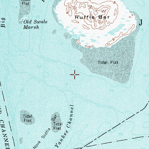 Topographic Map of Runway Channel, NY
