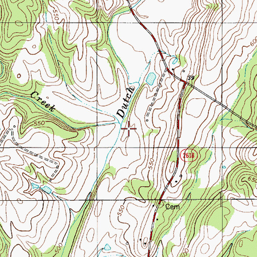 Topographic Map of Adams Creek, NC