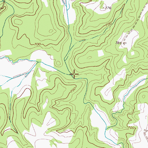 Topographic Map of Anderson Creek, NC