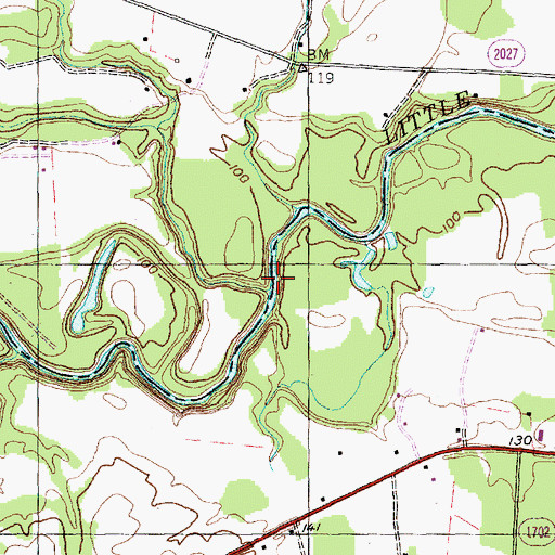 Topographic Map of Anderson Creek, NC