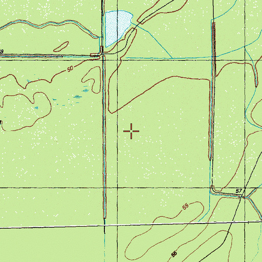 Topographic Map of Anthony Ridge, NC