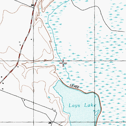 Topographic Map of Big Creek, NC