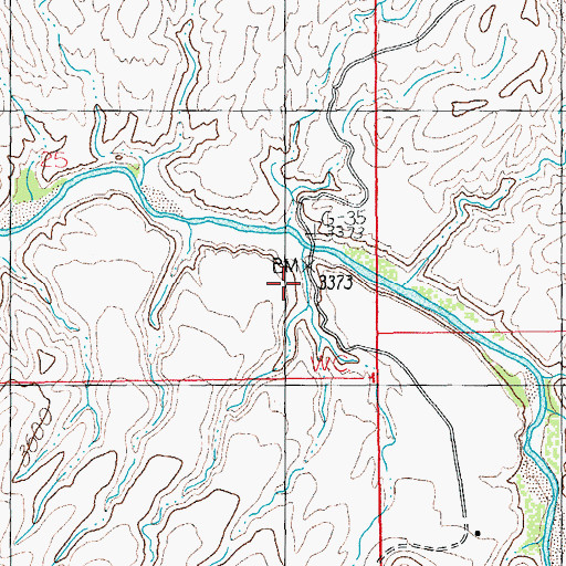 Topographic Map of Pumroy Canyon, AZ