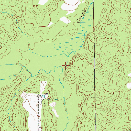 Topographic Map of Big Juniper Creek, NC