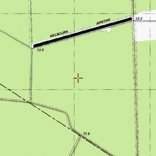 Topographic Map of Big Pocosin, NC