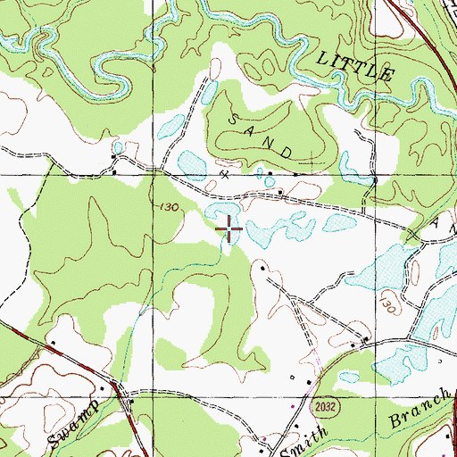 Topographic Map of Big Swamp, NC