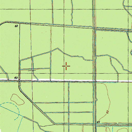 Topographic Map of Black Bay, NC