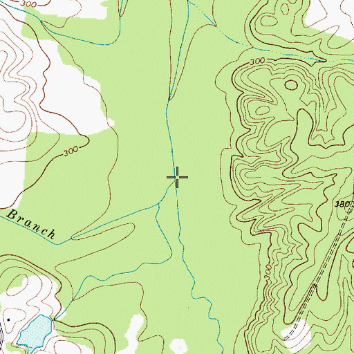 Topographic Map of Black Jack Branch, NC