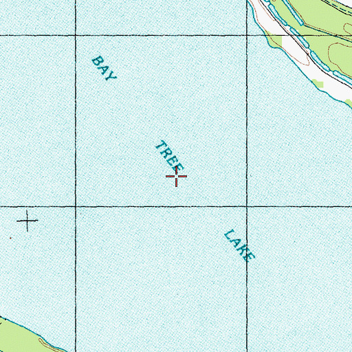 Topographic Map of Bay Tree Lake, NC