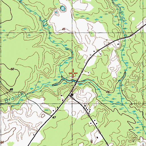 Topographic Map of Boggy Branch, NC