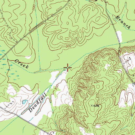 Topographic Map of Boles Creek, NC