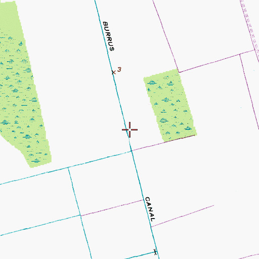 Topographic Map of Burus Canal, NC