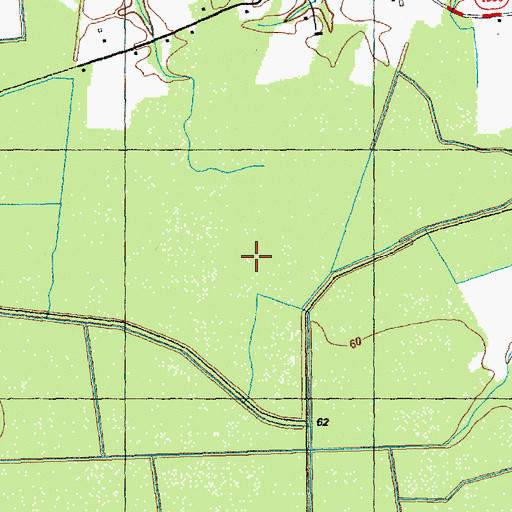Topographic Map of Buzzard Bay, NC