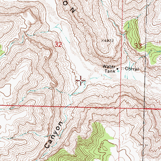 Topographic Map of Pymn Canyon, AZ