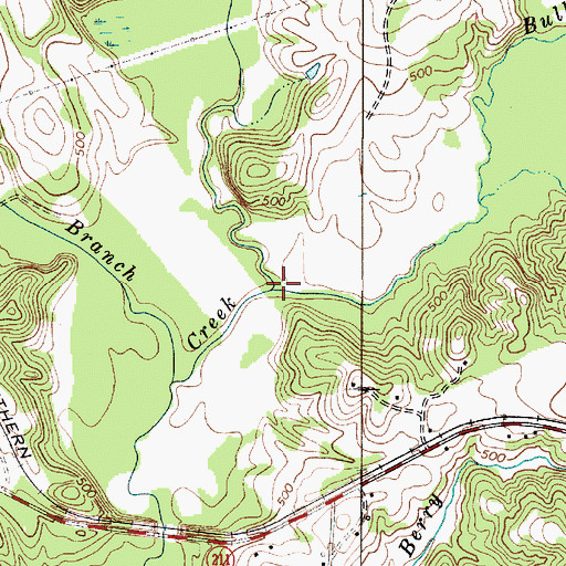 Topographic Map of Clark Fork, SC