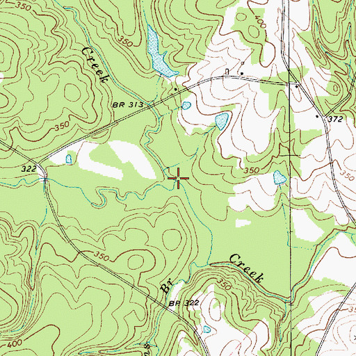 Topographic Map of Clay Creek, NC