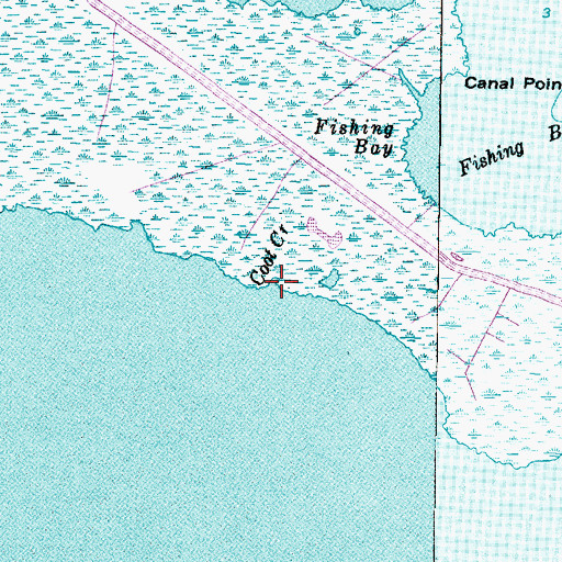 Topographic Map of Coot Creek, NC