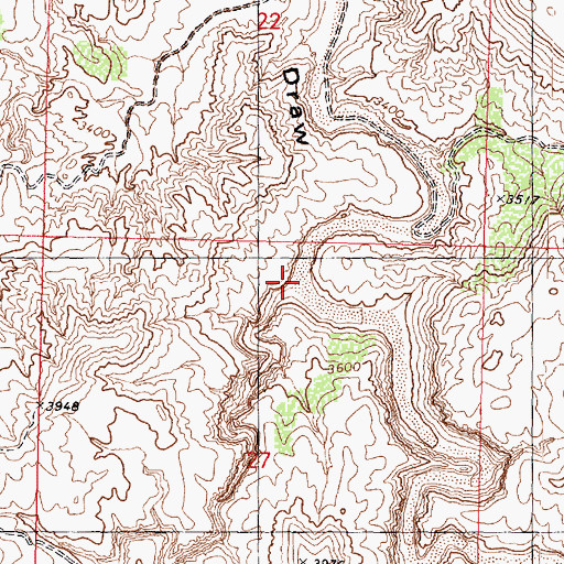 Topographic Map of Quail Draw, AZ