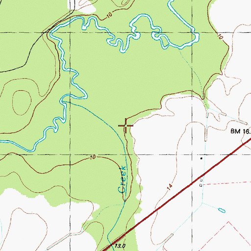 Topographic Map of Cypress Creek, NC