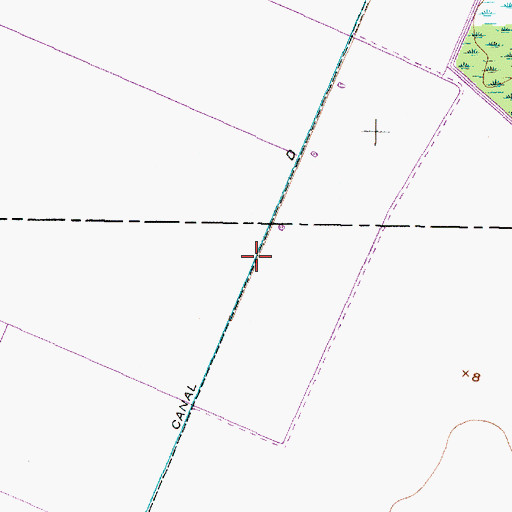 Topographic Map of D Canal, NC