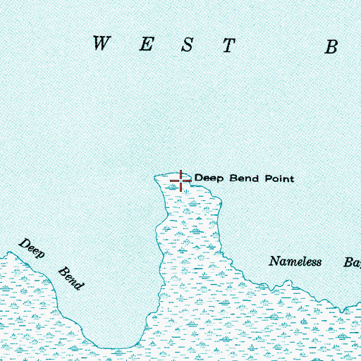 Topographic Map of Deep Bend Point, NC