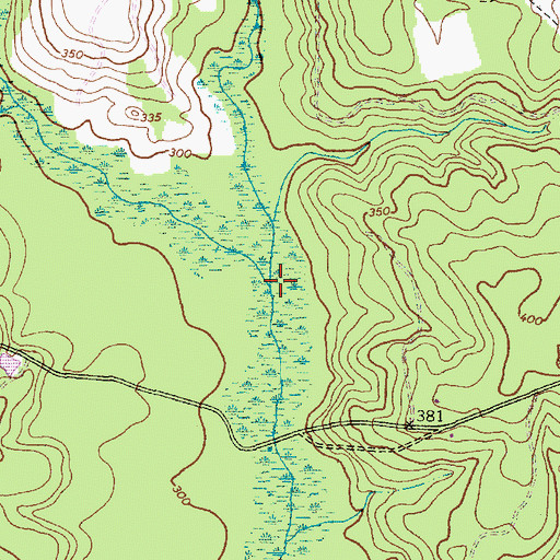 Topographic Map of Deep Creek, NC