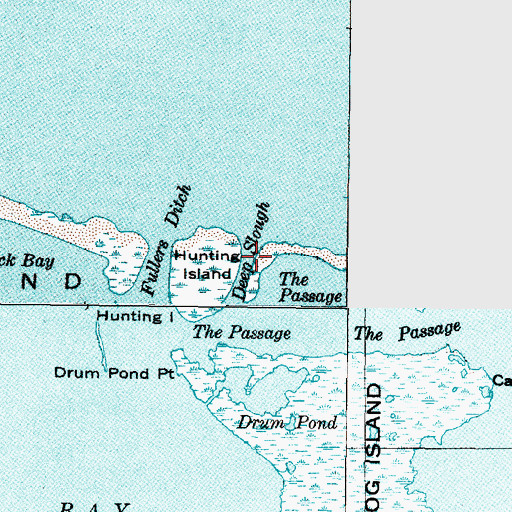 Topographic Map of Deep Slough, NC