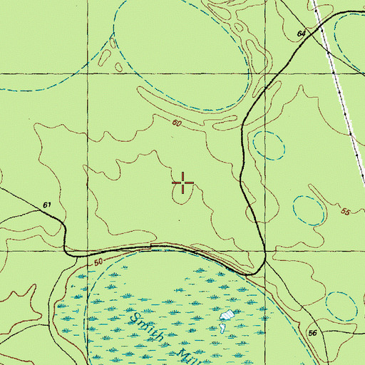 Topographic Map of Devils Nest, NC