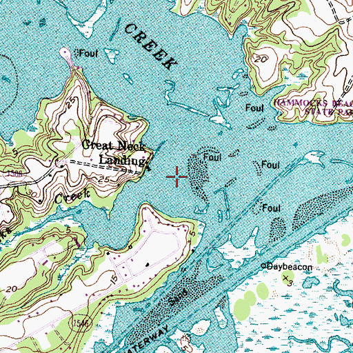 Topographic Map of Dicks Creek, NC