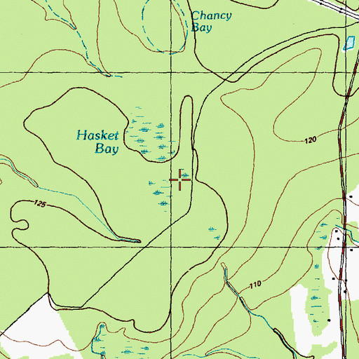 Topographic Map of Drinking Pond, NC