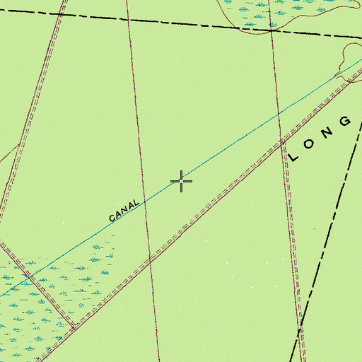 Topographic Map of Dunbar Canal, NC