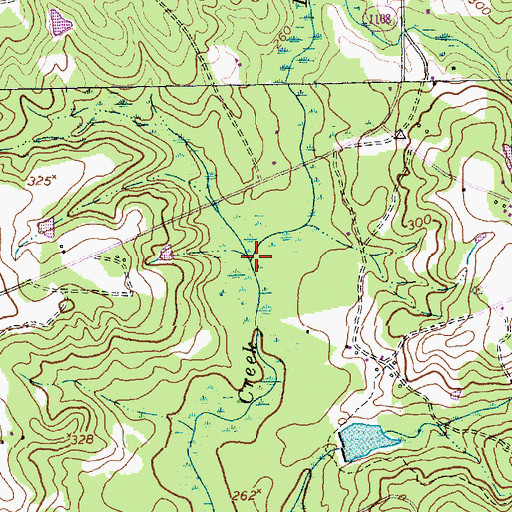 Topographic Map of Duncans Creek, NC