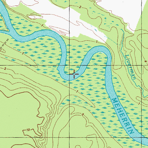 Topographic Map of Dunns Fishery, NC