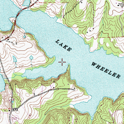 Topographic Map of Dutchmans Branch, NC