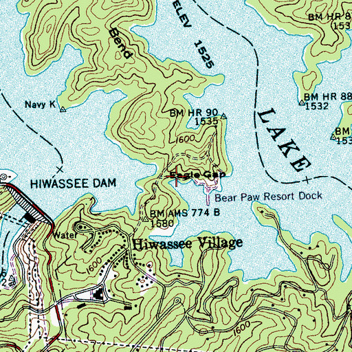 Topographic Map of Eagle Gap, NC