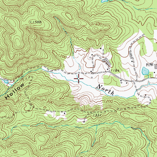 Topographic Map of Engle Hollow, NC