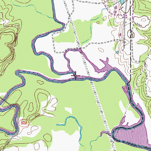 Topographic Map of Eno River, NC