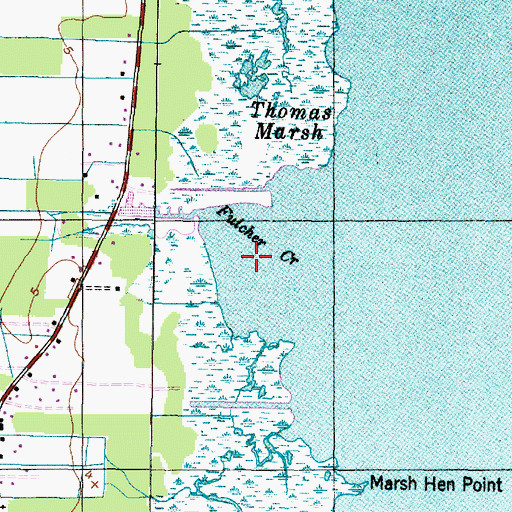 Topographic Map of Fulcher Creek, NC