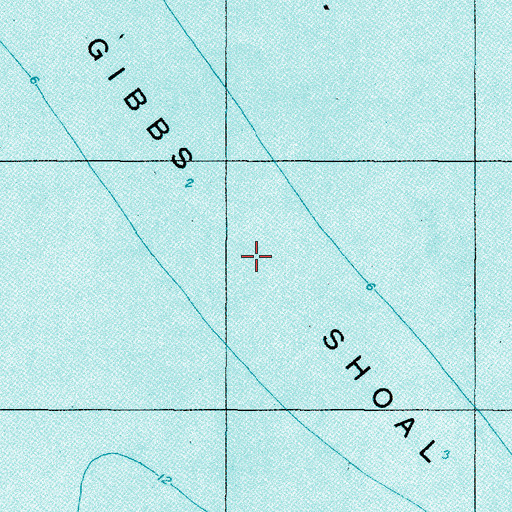 Topographic Map of Gibbs Shoal, NC