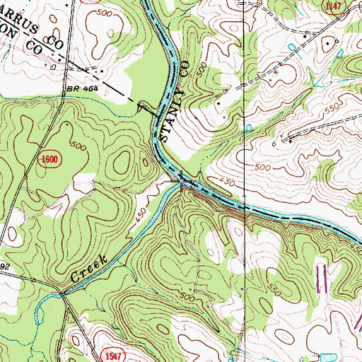 Topographic Map of Goose Creek, NC