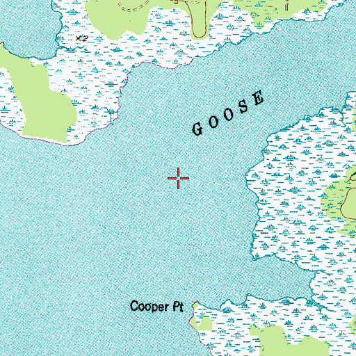 Topographic Map of Goose Creek, NC