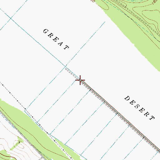 Topographic Map of Great Desert, NC