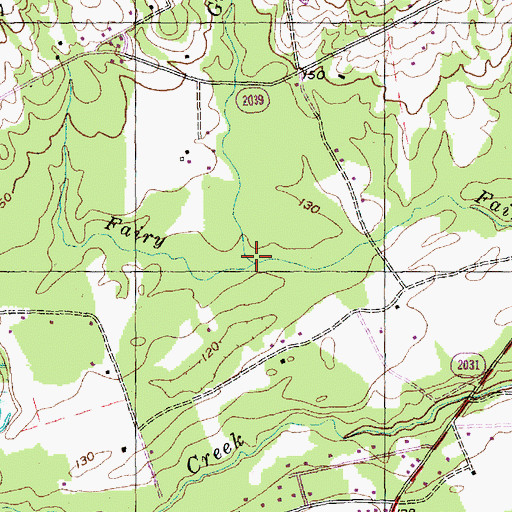 Topographic Map of Gum Swamp, NC