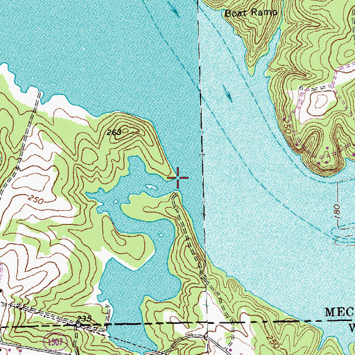 Topographic Map of Hawtree Creek, NC