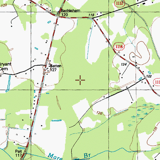 Topographic Map of Hester Bay, NC